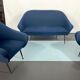 Mid-century modern loveseat and armchairs 50s