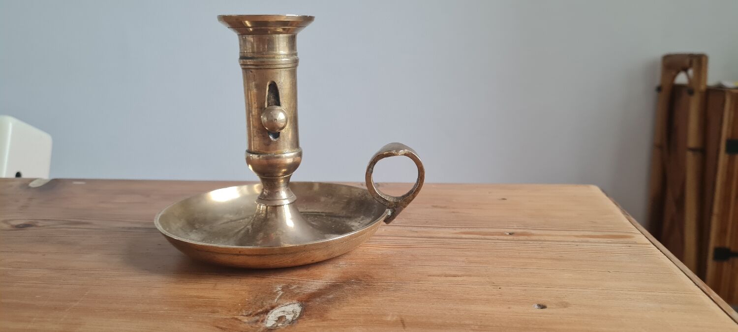 Brass candle holder