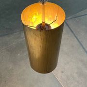 Brass tube pendant lamp in mid-century style, 1960s.