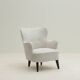 Fauteuil à oreilles par Theo Ruth pour Artifort, Pays-Bas, années 1950.