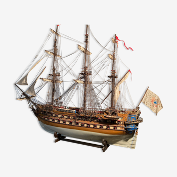 Model of a Royal Navy ship
