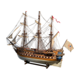 Model of a Royal Navy ship