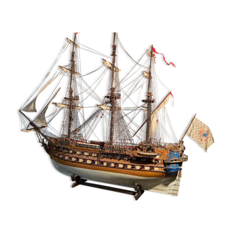 Model of a Royal Navy ship