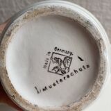 Old vintage Spritzdekor earthenware pitcher