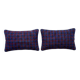 Set of 2 vintage kilim cushion covers 41x61 cm