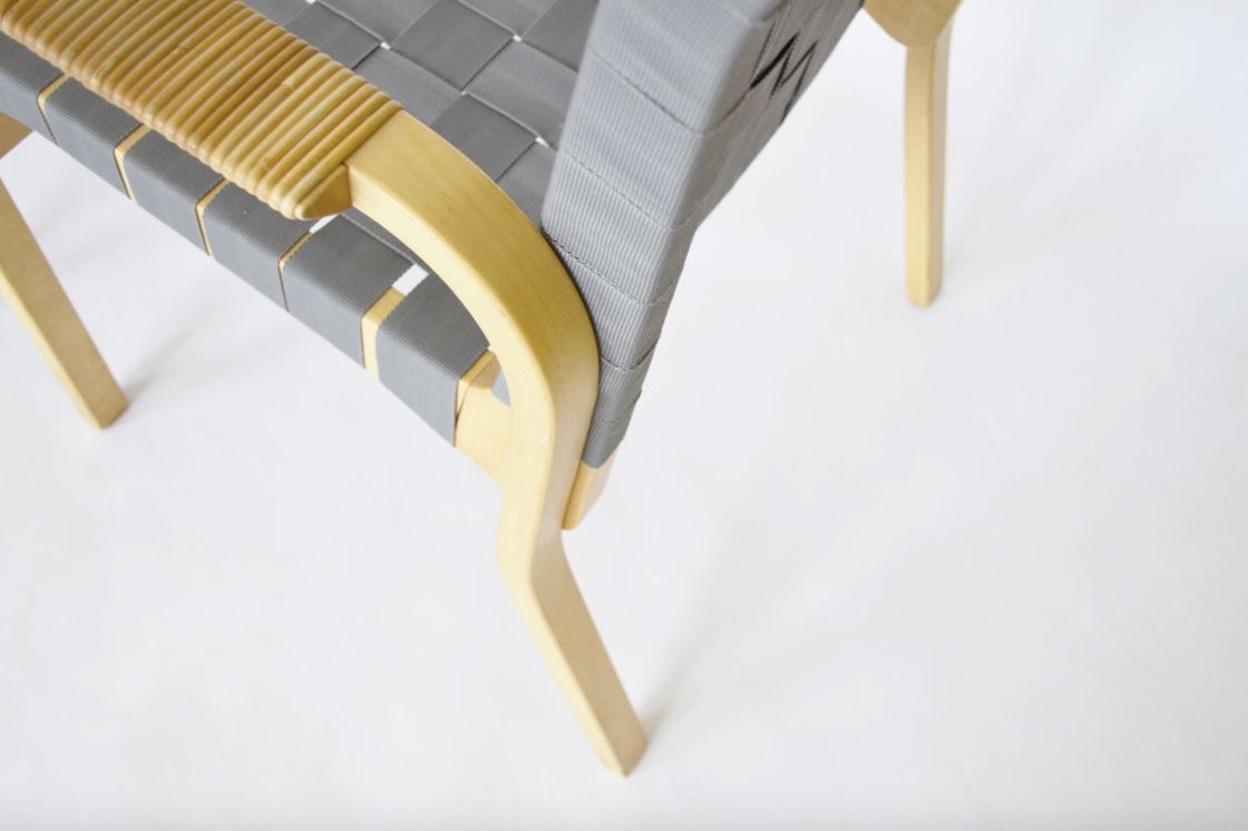 Pair of armchairs modèle "E45" by Alvar Aalto for Artek