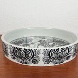 Danish Flora bowl mid-century by Bjørn Wiinblad for Nymolle, Denmark, 1960s.