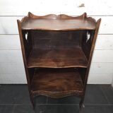 Open library in Louis XV style made of walnut.