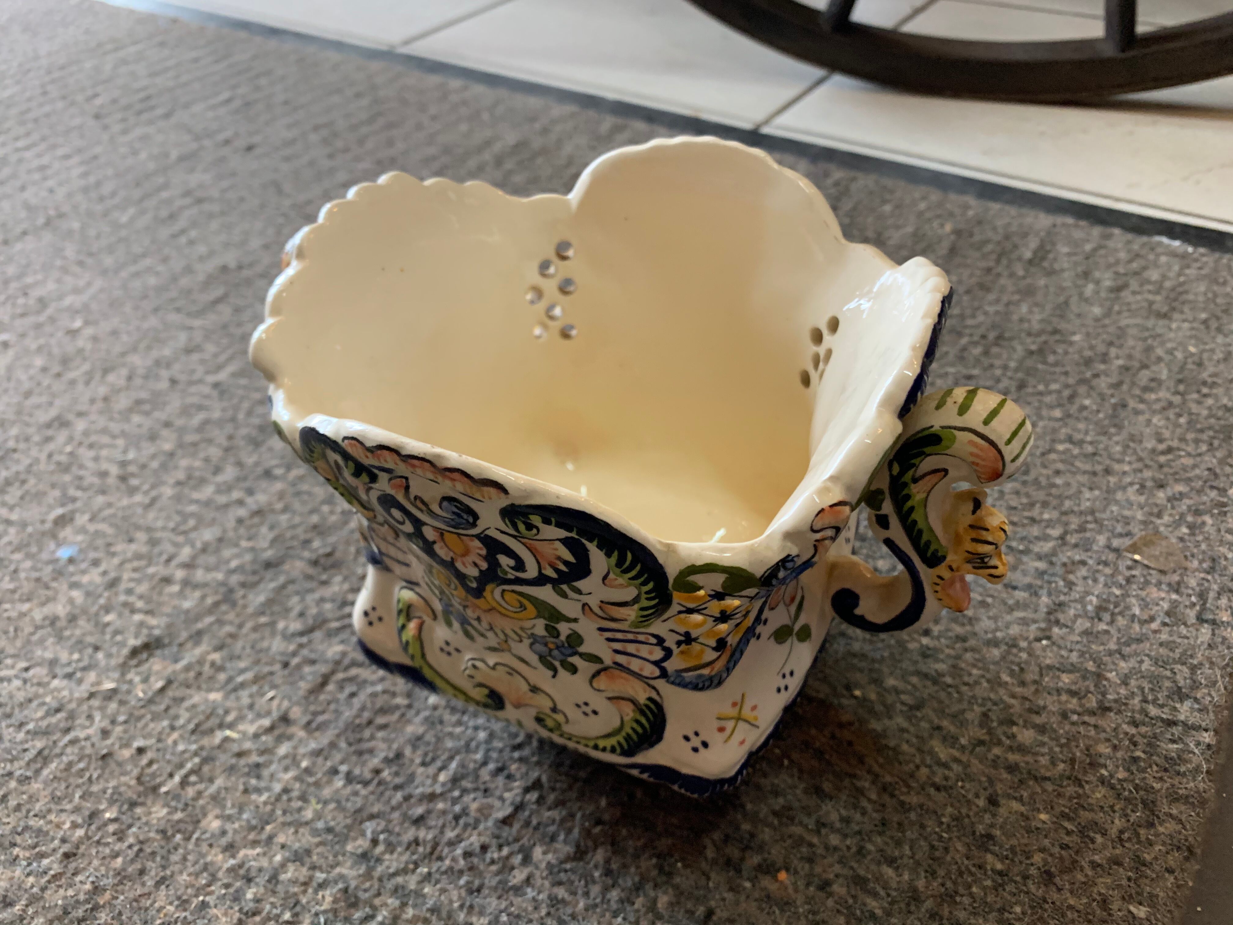 Rouen porcelain catchall