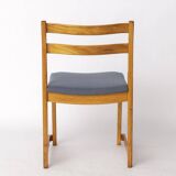 Vintage Oak Stacking Chair by Carl-Ewert Ekström – 1960s Scandinavian Desig