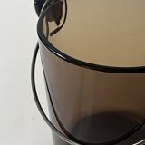 Amber glass ice bucket, France 1970