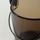 Amber glass ice bucket, France 1970