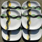 Lunéville - set of 6 large plates