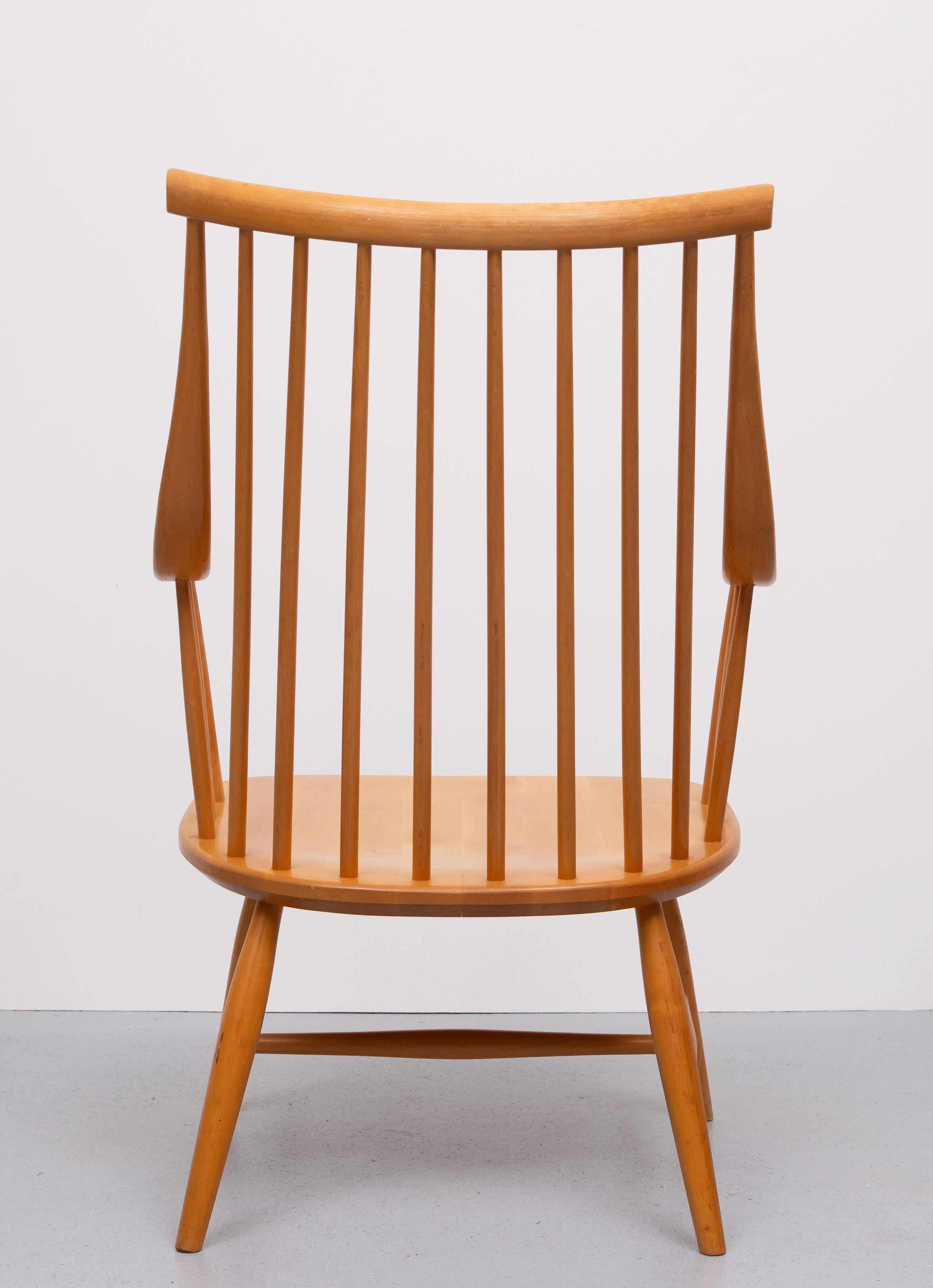 Grandessa Spindle back armchair by Lena Larsson for Nesto, Sweden 1960