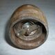 Pepper mill in vintage wooden barrel