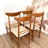 Set of 4 chairs, 1960s