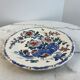 Antique plate in Gien earthenware — model “Rooster with Peonies”