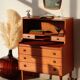 Secrétaire scandinave en teck - MSE Mobler 1960