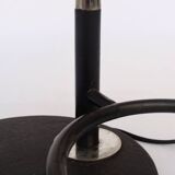 Designer desk lamp 1950, lacquered metal and chrome.