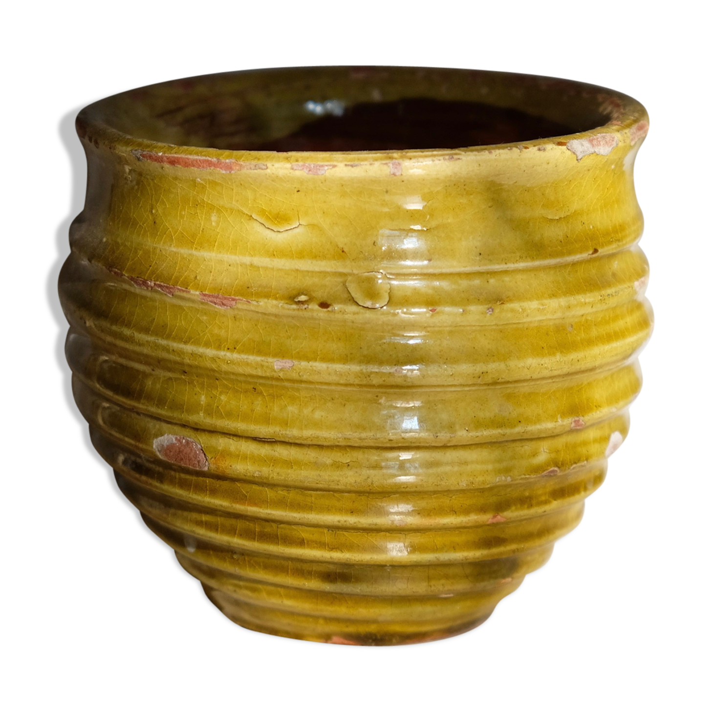 Pot of Provence in glazed terracotta