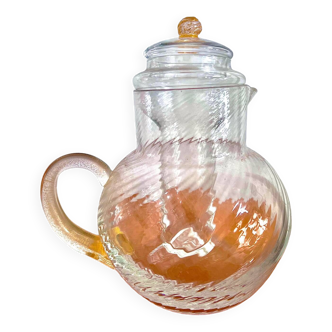 large Murano blown glass carafe Nason and Moretti