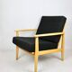 Fauteuil boucle noir danois, 1970s