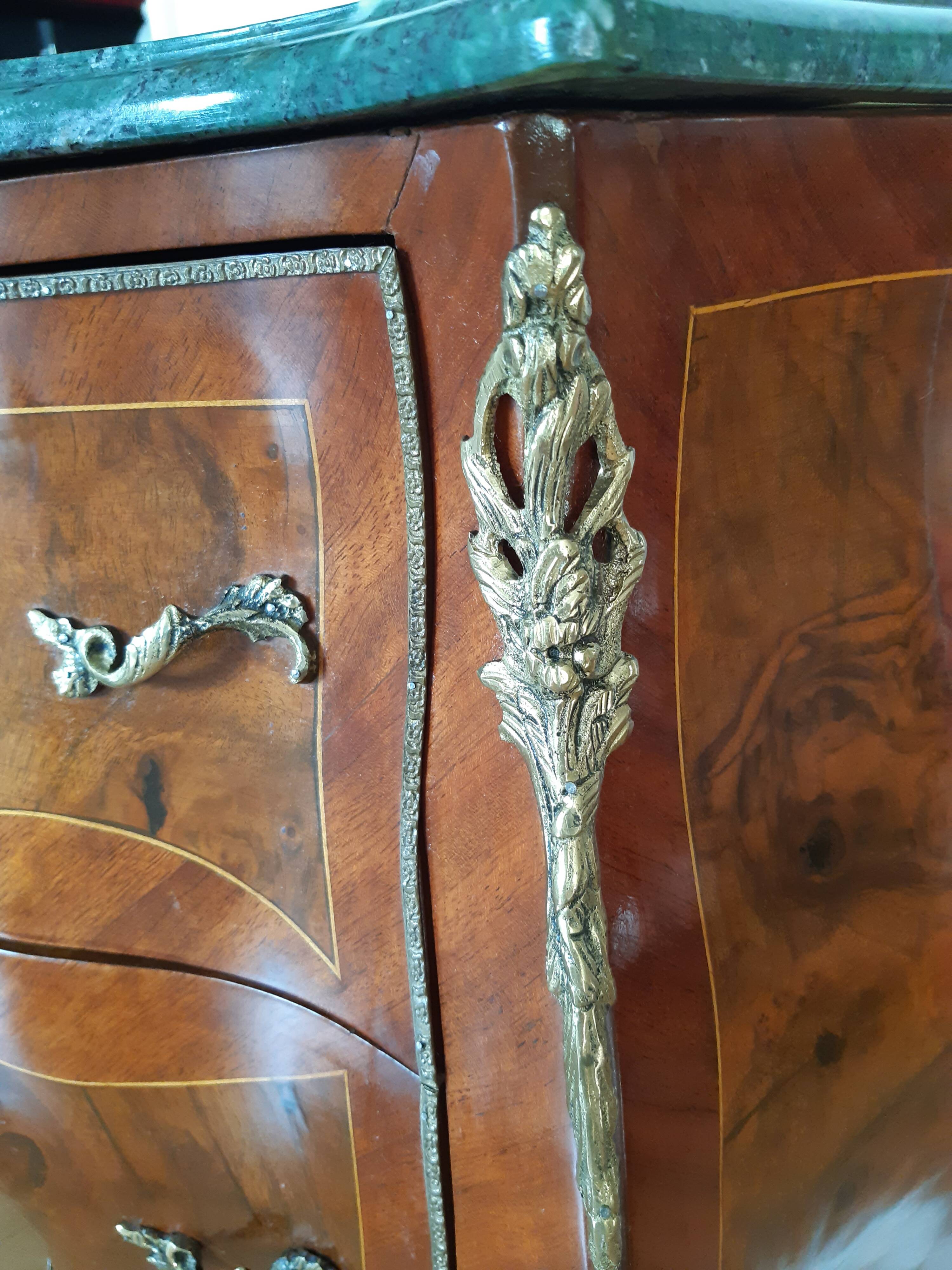 Louis XV-style marquetee dresser