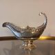 Silver sauceboat 800, Louis XVI style, Hanau around 1900