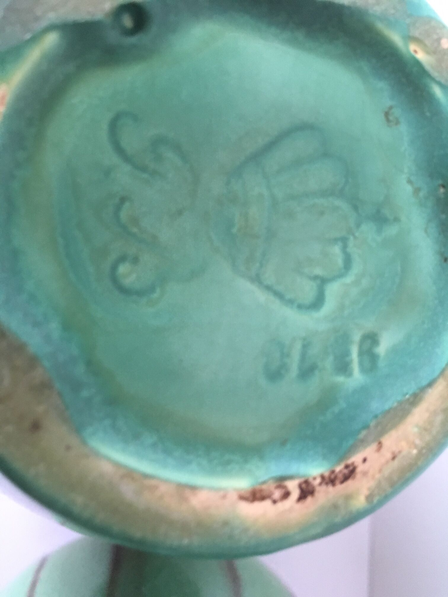 Art Nouveau Flamed Sandstone Vase