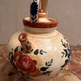 Gargoulette / Jug signed Longchamp - Hand-painted ceramic - Vintage