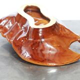 Large ceramic dish shell style Vallauris