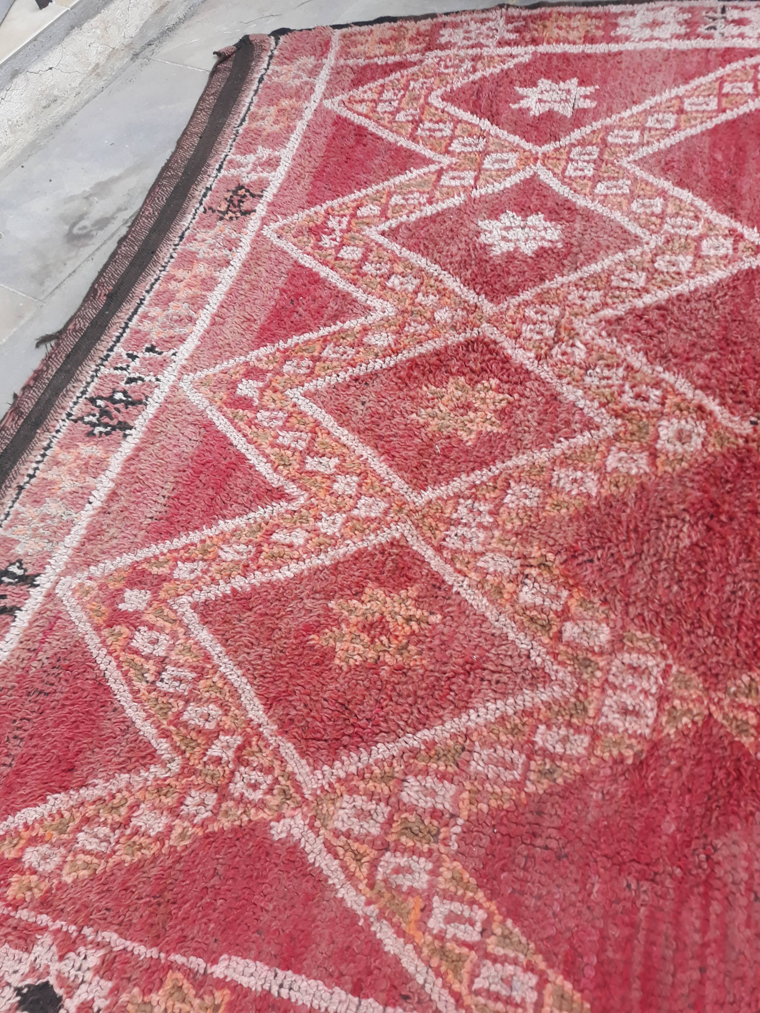 Berber wool rug 175x225cm Selency