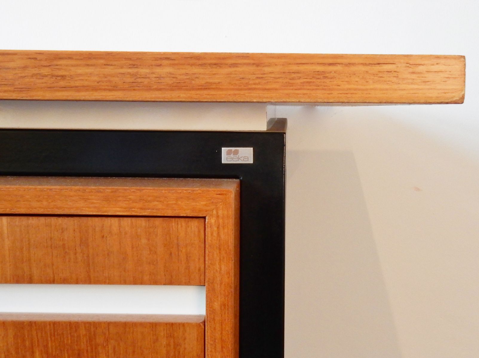 Eeka 1960s teak veneer desk