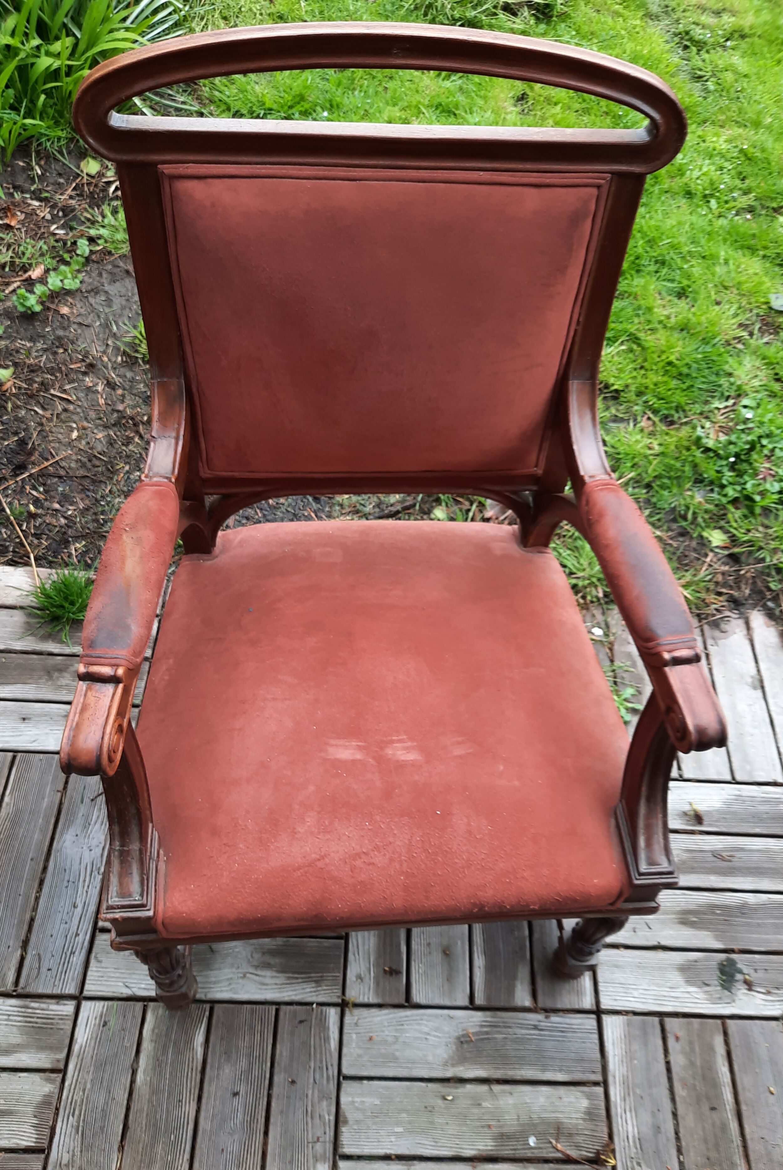 Art Nouveau armchair