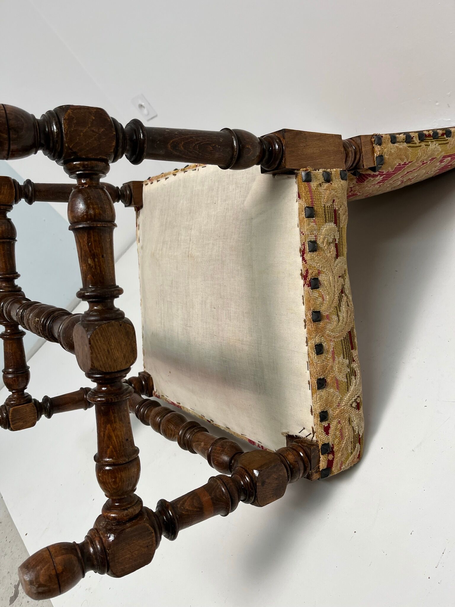 Louis XIII style walnut chair