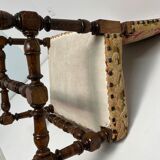 Louis XIII style walnut chair