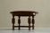 H. Pander & Sons Round Table in Solid Oak with Baluster Legs, 1920s