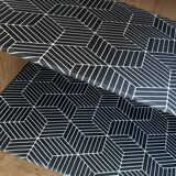 Buffet asymmetrical compass feet