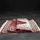 Vintage Hand-Woven Oriental Pakistani Mihrab Prayer Rug, 1960s
