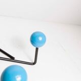 Door 4 peg coat restored blue balls