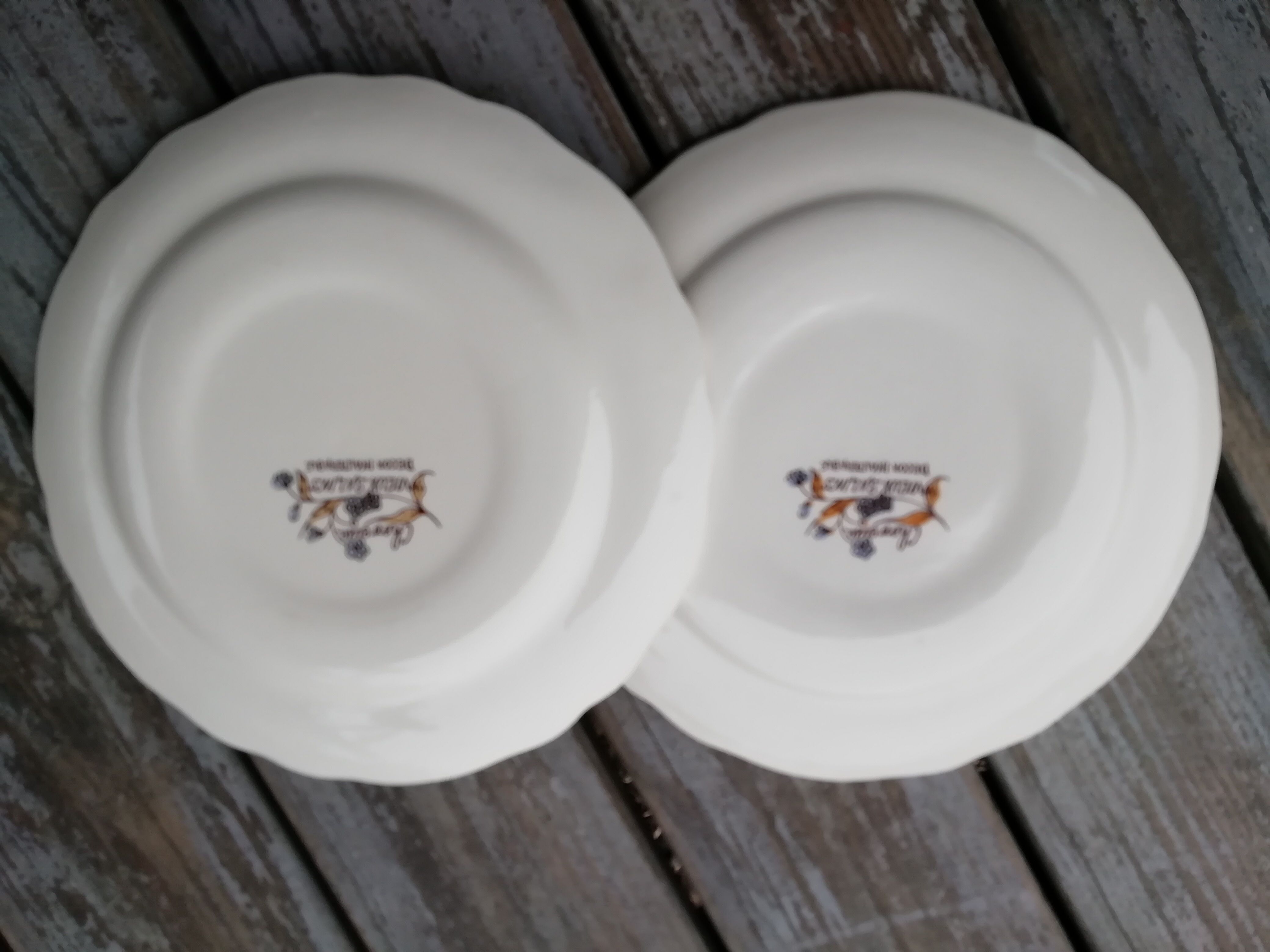 Pair of salins plates