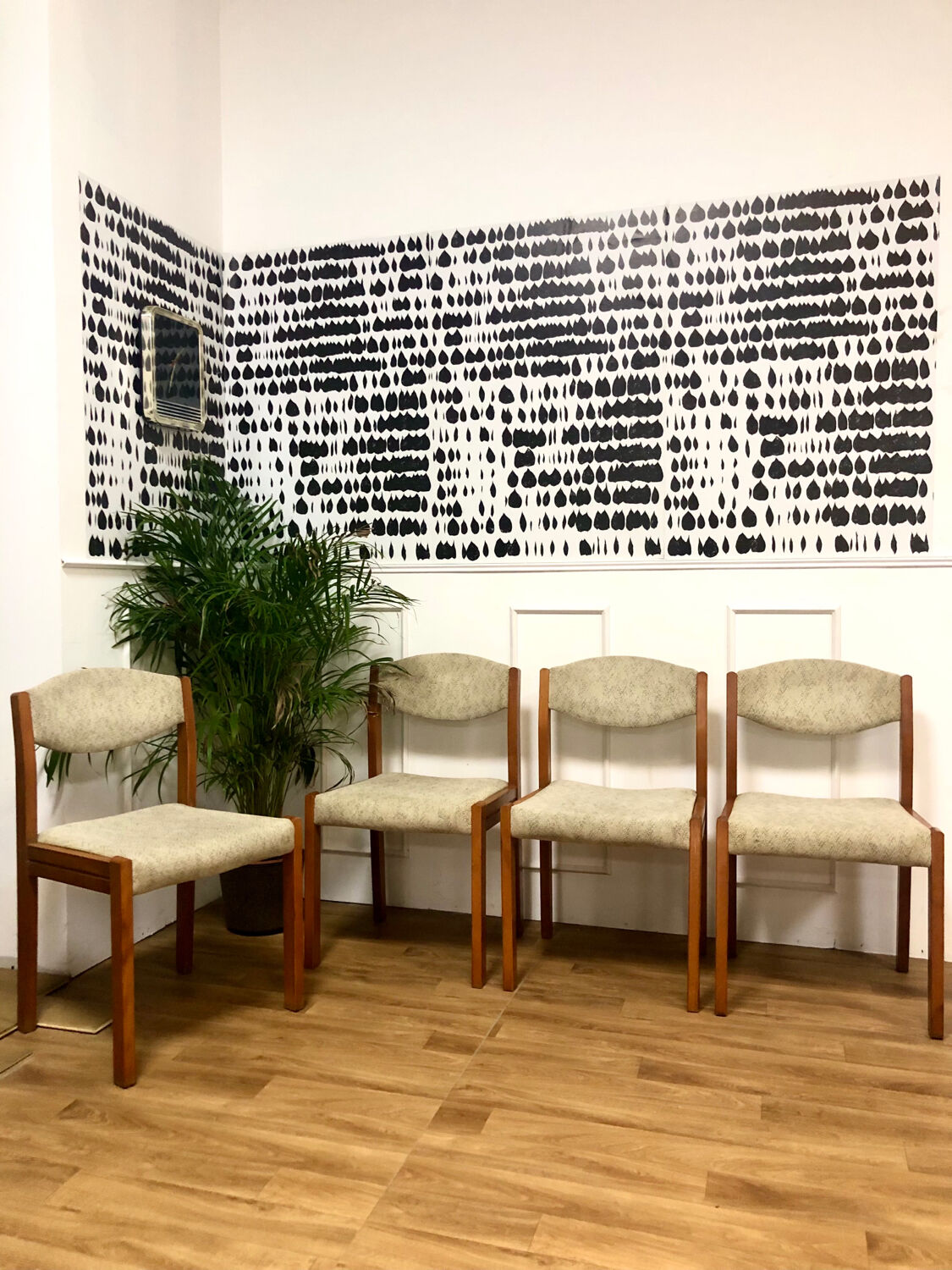 Set of 4 vintage Scandinavian chairs