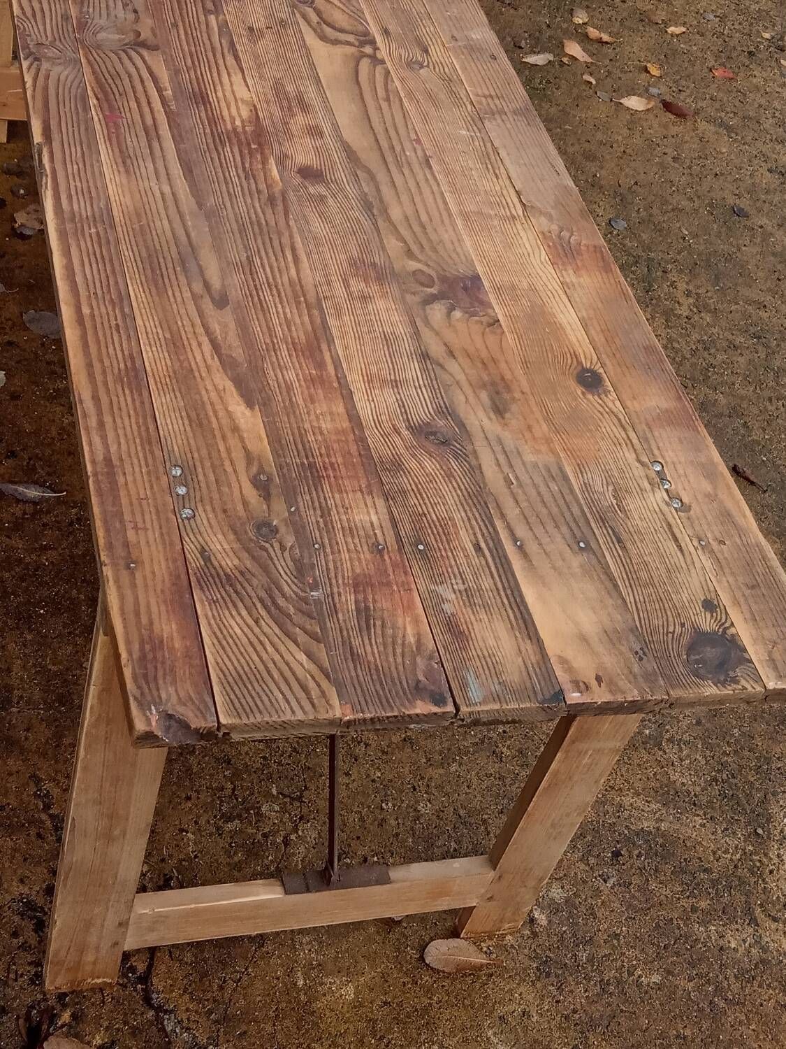 Table de ferme pliante
