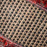 Vintage Indian Carpet Seraband handmade 65cm x 125cm 1970s, 1C801