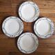 Lot de 4 assiettes creuses badonviller