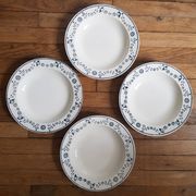 Set of 4 Badonviller soup plates