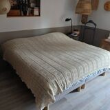 Antique crochet bedspread