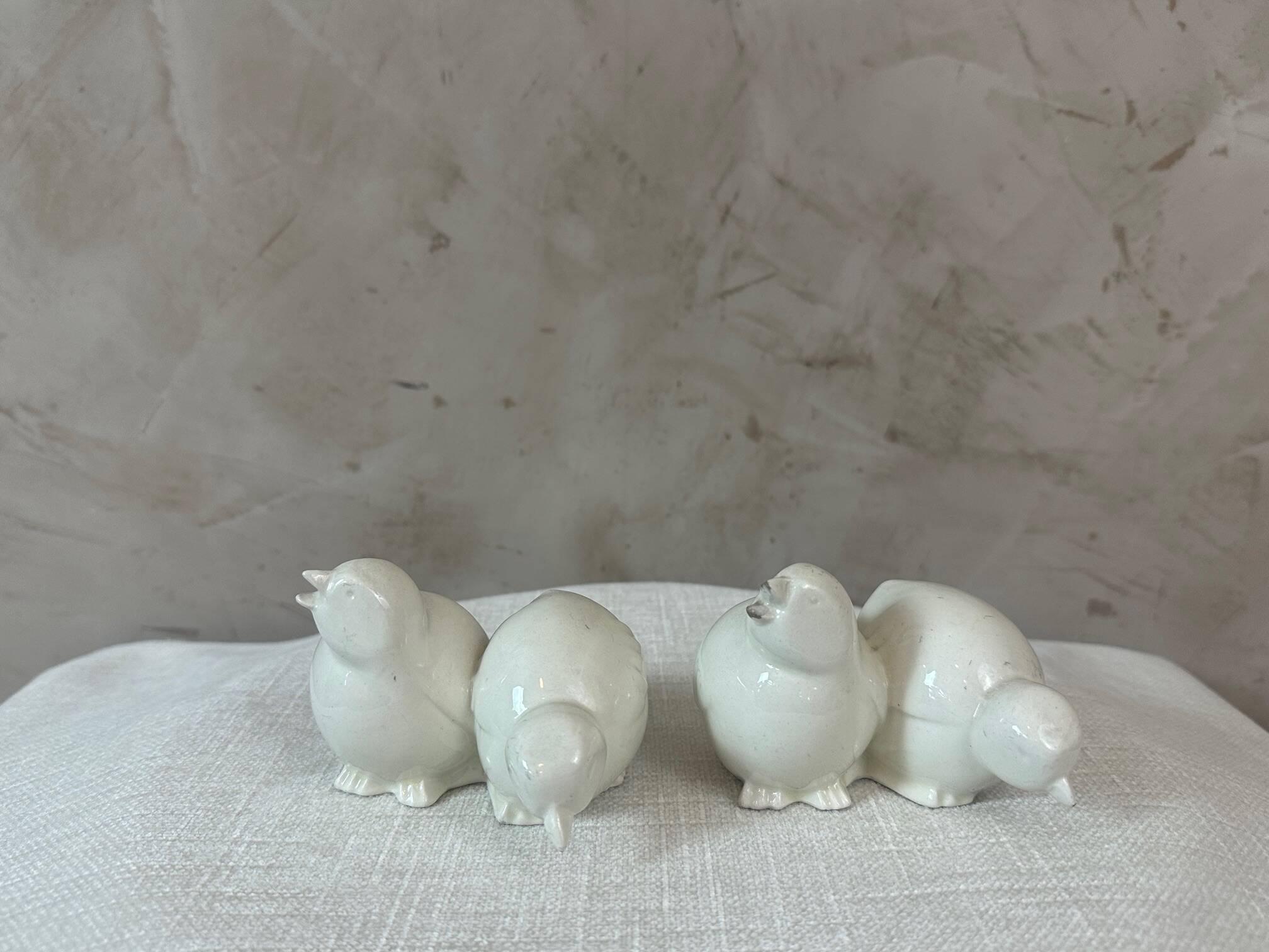 Pair of Art Deco chicks