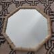 Octagonal mirror 70-80 years 62x62cm