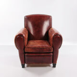 Sheepskin leather armchair from LA lounge atelier